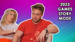 Shayne and Courtney already knowing each others stories on Smosh Games 2023 [upl. by Major]