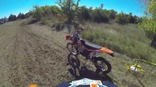 2014 KTM 250 XCFW Test Ride [upl. by Ahsrats]