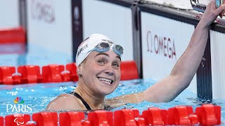 Shark attack survivor Ali Truwit breaks American record wins silver in 400 free  NBC Sports [upl. by Hendel]