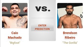 Caio Machado VS Brendson Ribeiro  UFC Fight Night Preview amp Picks  Pinoy Silent Picks [upl. by Nivaj]