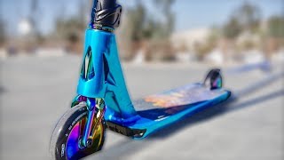 RIDING MY NEW CUSTOM SCOOTER BUILD [upl. by Melar620]