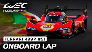 Antonio Giovinazzi x Ferrari Hypercar Onboard at Spa 🔥 I 2023 6 Hours of Spa I FIA WEC [upl. by Tod958]