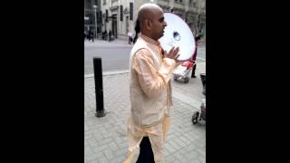 Hare Krishna Harinam outside of Cornwall Centre in Regina Saskatchewan Canada Part 2 [upl. by Zorine]