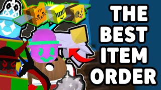 The Item Order That Help You Advance Quickly in Bee Swarm Simulator  Roblox [upl. by Hibbitts]