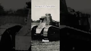 WW1 Big Iron Tanks  French Renault FT ww1 renault france tanks [upl. by Andrej151]