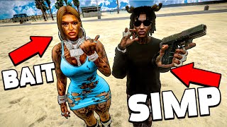 Baiting Simps In GTA ROLEPLAY is Hilarious [upl. by Etnahsal734]