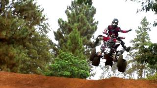 Raptor 700 GOES HUGE  ATV Jumps [upl. by Lorola]