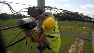 Lineman Swapping a Lasher [upl. by Asillem]