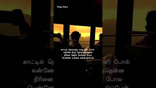 Thodu vaanam thodukindra neram song  Whatsapp status  Love failure shorts trending sadstatus [upl. by Sauer]