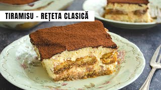 Tiramisu  rețeta celui mai iubit desert italian cu mascarpone și pișcoturi  Bucate Aromate [upl. by Poock]