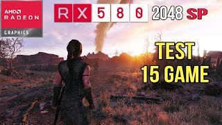 rx 580 8gb 2048 sp gaming teste [upl. by Anawot]