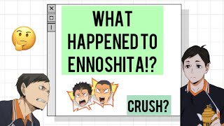 Ennoshitas crush part 1 3  ennotana  haikyuu text story [upl. by Racklin]