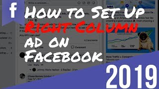 How to Set Up Right Column ad on Facebook  Facebook right side ads 2019 [upl. by Nolyd]