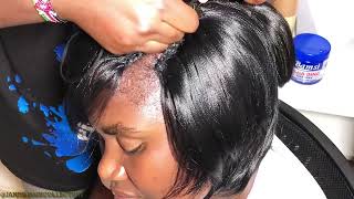 HOW TO DOfull sew in WEAVE Steps to take For BEGINNERS [upl. by Dietrich]