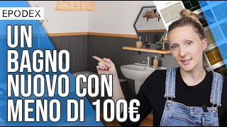 Il tuo nuovo bagno a meno di 100€  senza piastrellista con la vernice per piastrelle Epodex [upl. by Link]