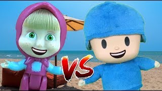 Masha VS Pocoyo  Masha Y El Oso Español Juguetes [upl. by Lanos]