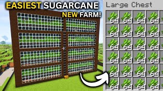 Minecraft BEST SugarCane Farm In 121  3000 PHR Java amp Bedrock [upl. by Carrissa]