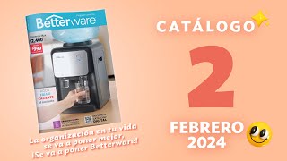 Catálogo Betterware Febrero 2024 [upl. by Ardnassela]