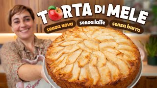 T🍎RTA DI MELE SEMPLICE Ricetta Senza Uova Senza Latte e Senza Burro  Fatto in Casa da Benedetta [upl. by Nwahc]