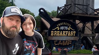 Crocketts Breakfast Camp in Gatlinburg Tennessee  Smokey Mountains Best Breakfast [upl. by Airetak112]