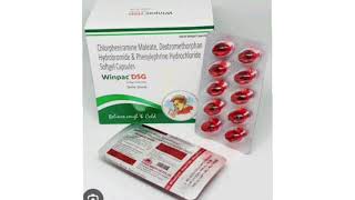 Winpac DSG Capsule Chlorpheniramine Maleate Dextromethorphan Hydrobromide PhenylephrineHydrochloride [upl. by Velleman]