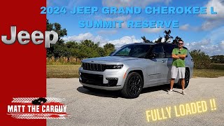 2024 Jeep Grand Cherokee L Summit Reserve  Is It Better Than Luxury Brands [upl. by Aciamaj]