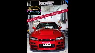 Nissan Skyline R34 GTT to Kode Edition Widebody Conversion [upl. by Aihsemek]