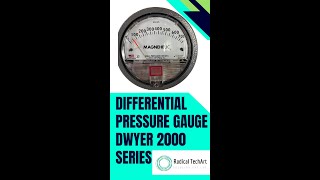 Dwyer Magnehelic Pressure Gauge 2000 Series pressure youtubeshorts shorts shortsvideoviral [upl. by Ettennod969]