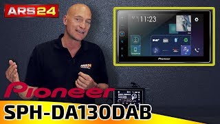 Pioneer SPHDA130DAB  Autoradio für Dein iPhone mit DAB  Bluetooth  USB amp Apple CarPlay [upl. by Anniroc]