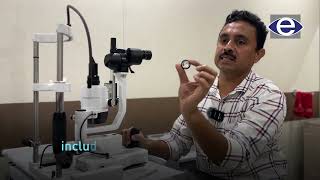 Slit Lamp Instrument  Dr Visesh N  The Eye Foundation  eyecareservices eyetreatment [upl. by Laven]