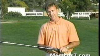 Hitting balls with the Medicus Golf Swing Trainer [upl. by Gurevich]