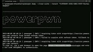 Powerpwn powerdump [upl. by Neslund934]