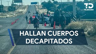 Encuentran cinco cuerpos decapitados en Ojuelos Jalisco [upl. by Lashonda]