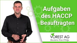 Welche Aufgaben hat ein HACCP Beauftragter amp Hygienebeauftragter [upl. by Keyes]