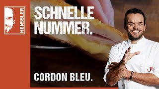 Schnelles Fleischgericht Hähnchen Cordon Bleu von Steffen Henssler [upl. by Minier]