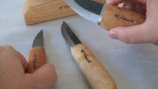 Knife review Roselli Scandinavian fixed blades [upl. by Mis881]