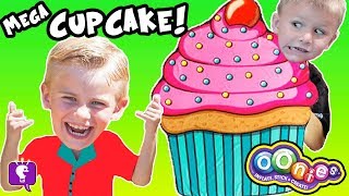 Giant TOY CUPCAKE Surprise Egg [upl. by Trakas]