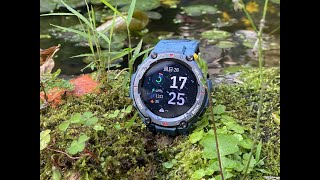 新一代 華米 Amazfit TREX Pro軍規智慧手錶 GPS實測 冷開啟 [upl. by Madella]