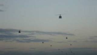 Helicopter Formation UH1H Huey [upl. by Vivianne709]