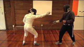 Fencing Basics  Attacks [upl. by Yrrad]