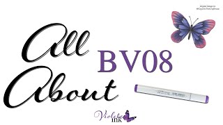 All About Copic Marker BV08  VioletaInkcom [upl. by Terpstra]