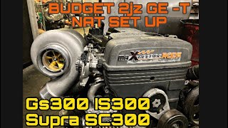 2jz Budget Turbo kit MaXpeedingRods T66 billet turbo IS300 gs300 sc300 [upl. by Tulley]