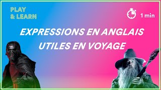 Expressions en anglais utiles en voyage ✈️ [upl. by Neelac865]