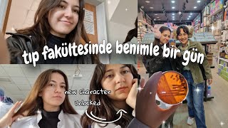 tıp fakültesinde benimle bir gün VLOG  pratikler dersler [upl. by Lertnek]