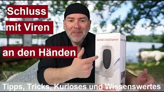 ✅Berührungsloser DesinfektionsspenderSeifenspender gegen Viren aller Art im TestReview deutsch [upl. by Friedman]