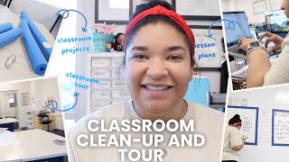 Classroom Clean w me and Quick Tour  RevUp Science [upl. by Natanhoj205]