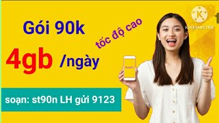 Gói mạng viettel 1 tháng 90k [upl. by Olleina]