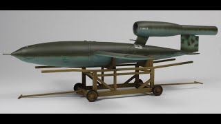 Tamiya V1 Fieseler Fi103 Rocket Model Kit 148 Build Video [upl. by Roosnam]