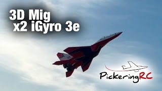 Sebart Mig29 3D with Twin PowerboxSystems iGyro 3e [upl. by Goines737]