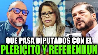 NOS SIGUEN BAJANDO DIPUTADOS QUE PASA CON EL PLEBISCITO Y REFERENDUM [upl. by Petrine130]